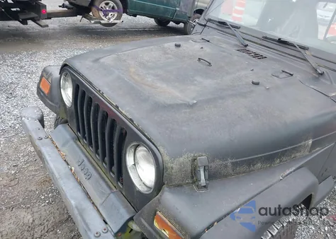 2000 Jeep Wrangler Sport из США, поврежденный, VIN 1J4FA49S1YP700545